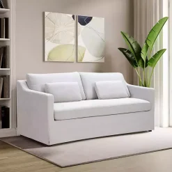 Best Kirklands Home Oatmeal Roosevelt Sofa Tan