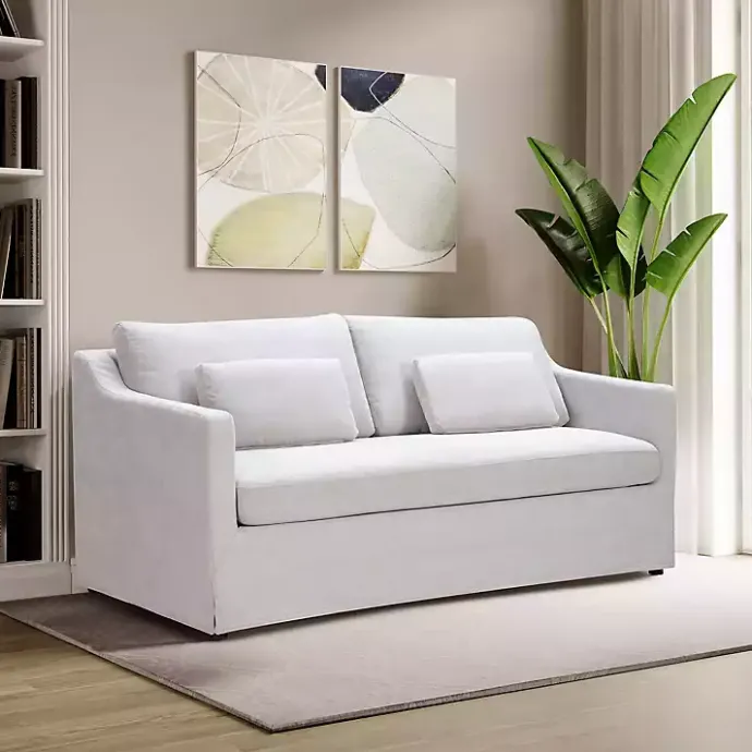 Best Kirklands Home Oatmeal Roosevelt Sofa Tan