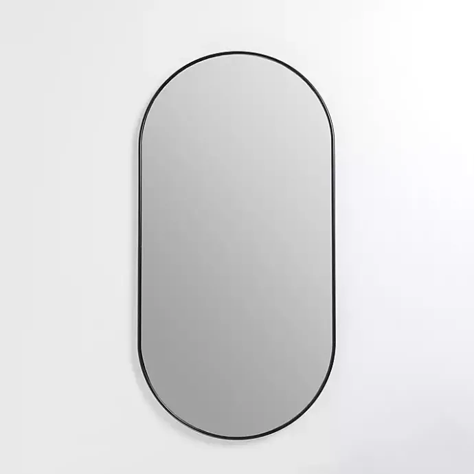 Sale Kirklands Home Oblong Black Nouveau Linear Wall Mirror