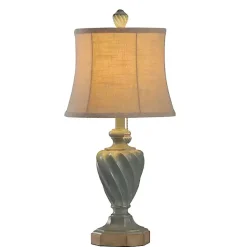 Sale Kirklands Home Ocean Blue and Gold Table Lamp Tan