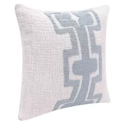 Clearance Kirklands Home Ocean Blue Geometric Stripe Pillow