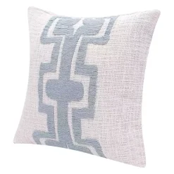 Clearance Kirklands Home Ocean Blue Geometric Stripe Pillow