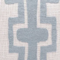 Clearance Kirklands Home Ocean Blue Geometric Stripe Pillow