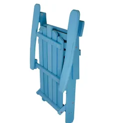 Clearance Kirklands Home Ocean Outdoor Folding Adirondack Chair Blue