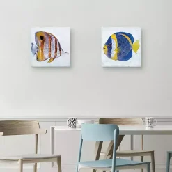 Clearance Kirklands Home Ocean Fish Canvas Art Prints, Set of 2