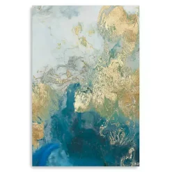 Sale Kirklands Home Ocean Splash II Canvas Art Print Blue