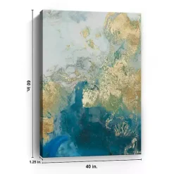 Sale Kirklands Home Ocean Splash II Canvas Art Print Blue