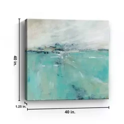 Best Kirklands Home Ocean's Expanse Giclee Canvas Art Print Blue