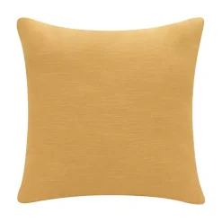 Sale Kirklands Home Ochre & Ivory Geometric Colorblock Throw Pillow Yellow