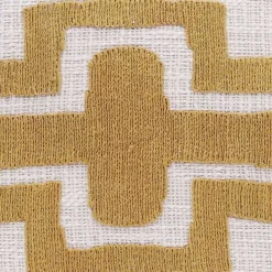 Clearance Kirklands Home Ochre Geometric Stripe Pillow