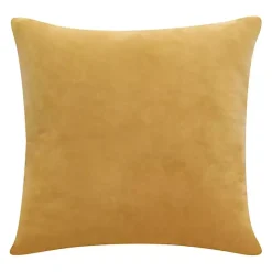 Discount Kirklands Home Ochre Velvet Handmade Throw Pillow Yellow