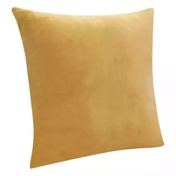 Discount Kirklands Home Ochre Velvet Handmade Throw Pillow Yellow
