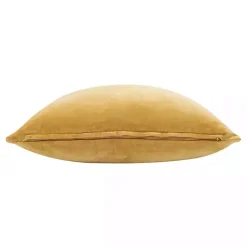 Discount Kirklands Home Ochre Velvet Handmade Throw Pillow Yellow