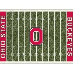 Sale Kirklands Home Ohio State University Home Field Area Rug, 6x8 Green