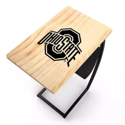 Kirklands Home Ohio State University Wood C-Table Tan