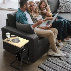 Kirklands Home Ohio State University Wood C-Table Tan