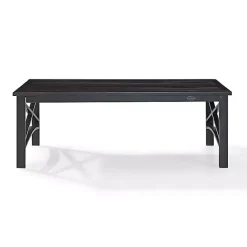 Kirklands Home Oiled Bronze Metal Dayton Outdoor Coffee Table Brown