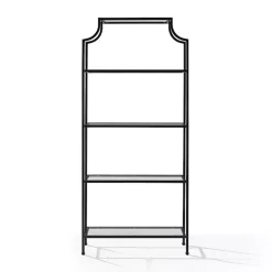 Clearance Kirklands Home Oil-Rubbed Bronze 4-Tier Glass Ashlee Etagere Brown