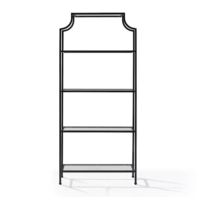 Clearance Kirklands Home Oil-Rubbed Bronze 4-Tier Glass Ashlee Etagere Brown