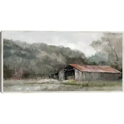 Kirklands Home Old Gray Barn Framed Canvas Art Print