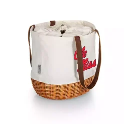 Hot Kirklands Home Ole Miss Canvas Tote Bag Red