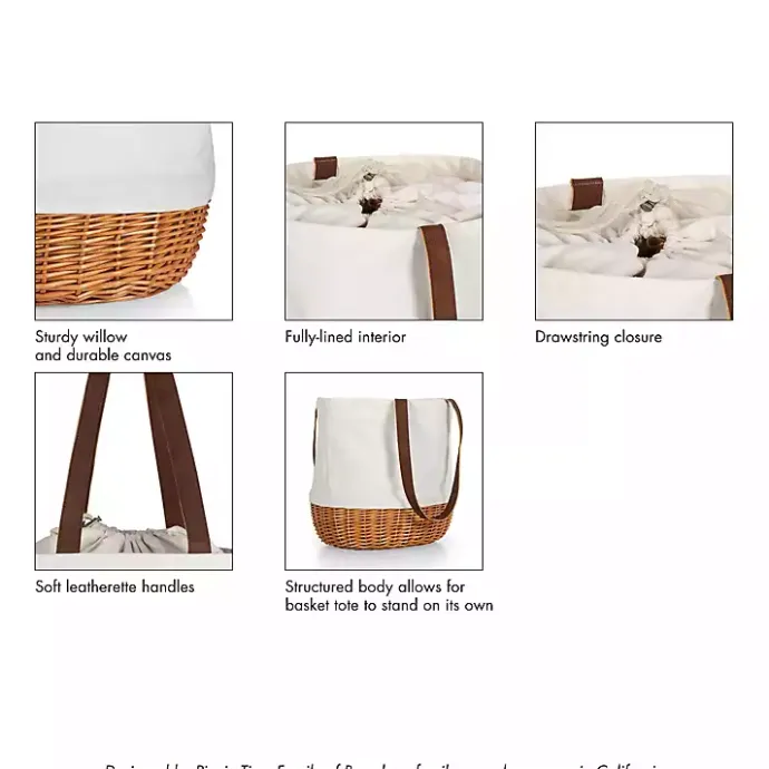 Hot Kirklands Home Ole Miss Canvas Tote Bag Red