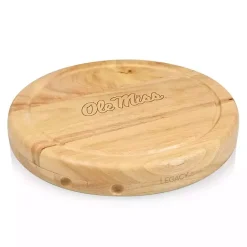 Sale Kirklands Home Ole Miss Cheese Board and Tool Set Tan