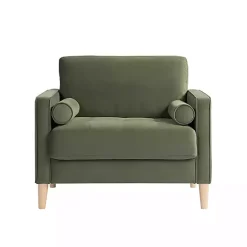 Outlet Kirklands Home Olive Chelsea Accent Chair Green