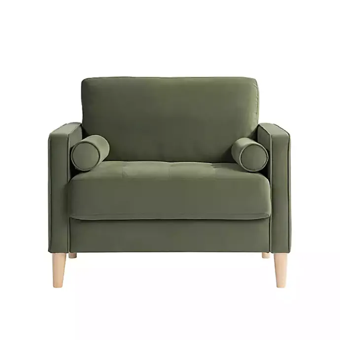 Outlet Kirklands Home Olive Chelsea Accent Chair Green