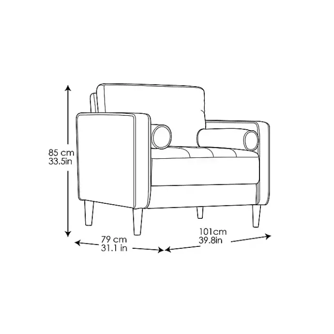 Outlet Kirklands Home Olive Chelsea Accent Chair Green