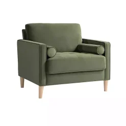 Outlet Kirklands Home Olive Chelsea Accent Chair Green