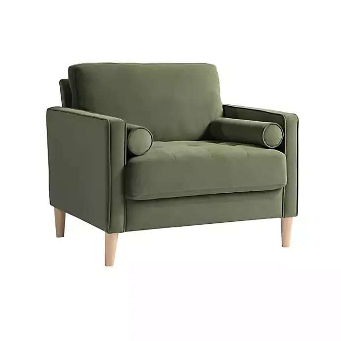 Outlet Kirklands Home Olive Chelsea Accent Chair Green