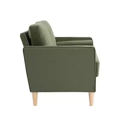 New Kirklands Home Olive Chelsea Modern Loveseat Green
