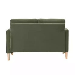 New Kirklands Home Olive Chelsea Modern Loveseat Green