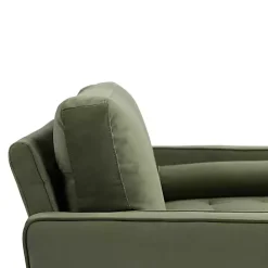 New Kirklands Home Olive Chelsea Modern Loveseat Green