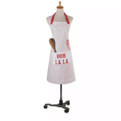 Outlet Kirklands Home Ooh La La Apron RedWhite