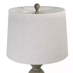 Clearance Kirklands Home Opal Rustic Wood Table Lamps, Set of 2 Gray