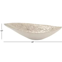 Kirklands Home Opalescent Mussel Shell Inlay Bowl
