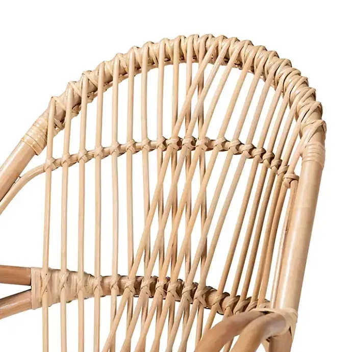 Best Kirklands Home Open Woven Rattan Accent Chair White