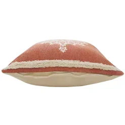 Discount Kirklands Home Orange and White Medallion Pillow