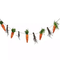 Online Kirklands Home Carrot and Twig Bundle Garland Orange