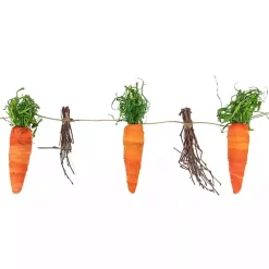 Online Kirklands Home Carrot and Twig Bundle Garland Orange