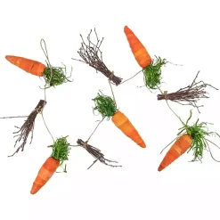Online Kirklands Home Carrot and Twig Bundle Garland Orange