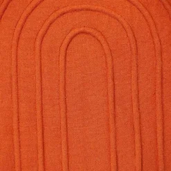 Clearance Kirklands Home Curved Stripes Pillow Orange