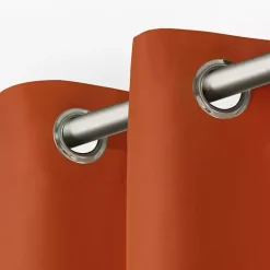 Best Kirklands Home Eliza Outdoor Curtain Panel Set, 96 in. Orange