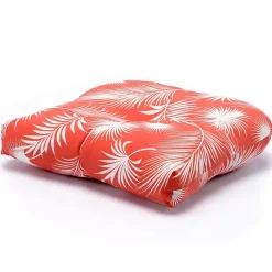 Outlet Kirklands Home Floral Outdoor Chair Cushion Orange