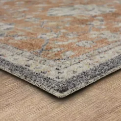 Sale Kirklands Home Granary Floral Area Rug, 6x9 Orange