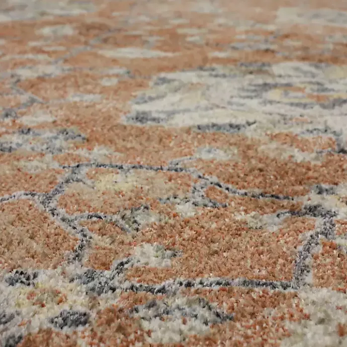 Sale Kirklands Home Granary Floral Area Rug, 6x9 Orange