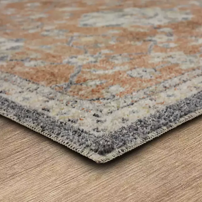 Sale Kirklands Home Granary Floral Area Rug, 8x10 Orange