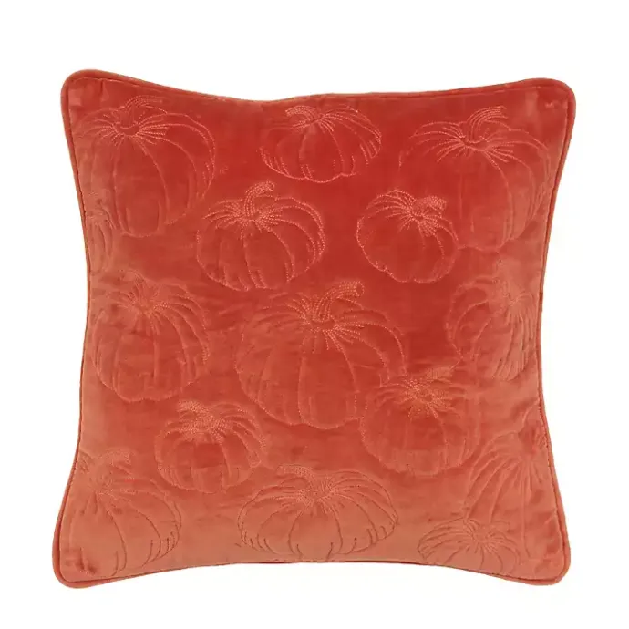 Sale Kirklands Home Pumpkin Patch Pillow Orange